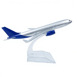 Modelo de Avión a Escala 1:400 de 16 cm, Avión A330 de Aeroflot, Juguete de Resina Coleccionable para Niños - Product Image 4
