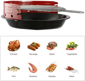 Ngoài trời nhỏ than BBQ nướng gỗ SINH KHỐI viên chip bếp di động dã ngoại nướng - Product Image 5
