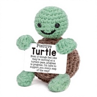 4THFARMES Cadeaux créatifs faits main en forme de tortue - Articles de soutien émotionnel et décoratifs pour femmes et hommes