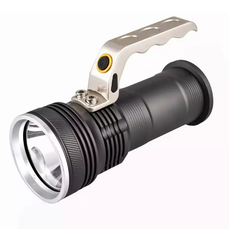 RTS LED portable lamp strong light long-range outdoor flashlight rechargeable household patrol emergency searchlight