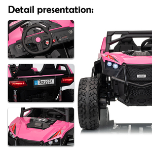 سيارات كهربائية جديدة كبيرة للأطفال ركوب 12 فولت للأطفال <span class=keywords><strong>2</strong></span> مقاعد مع جهاز تحكم عن بعد - Product Image 3