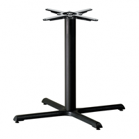 Croix rétro industriel café Commercial Table Base métal Table jambes fonte noir acier inoxydable Table jambes meubles jambe