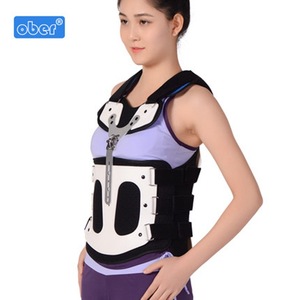 Orthèse thoraco-lombaire blanche post-opératoire pour la fixation lombaire et le soutien dorsal en réadaptation - Product Image 1