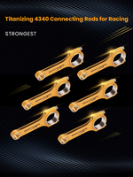 MaXpeedingrods 6x bielles titanisées pour Audi TT 8N3 2003-2006 coupé 3.2 24V VR6 Quattro