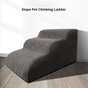 Luxus-Hunde treppe & abnehmbare wasch bare Leiter Graue Schwamms tufen Kleine/Mittlere Hunde Teddy-Schlafs ofa für den Außen-und Wohnzimmer gebrauch - Product Image 3