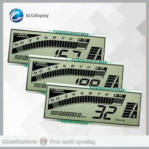 Custom Segment Lcd Display Cheap Price HTN Segment Displays Screen Tn Htn Fstn Va Lcd 7 Monochrome Segment Lcd Display