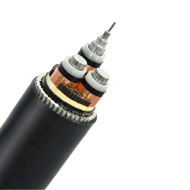 YJLV32 Aluminum XLPE Insulated SWA Armored Underground Cable Medium Voltage Aluminum Power Cable for Outdoor Laying