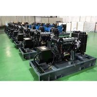 LEEGA Power 40kVA Leiser Dieselgenerator 3-Phasen Notstromaggregat Fernstart 50Hz 220V Nennspannung Offener Rahmen ATS Weichai