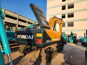 Excavadora Hyundai 220 de 22 Toneladas, Nueva Llegada 2022, Original de Corea, Excavadora de Servicio Pesado, Máquina Excavadora Hyundai 220 305 en Venta - Product Image 5