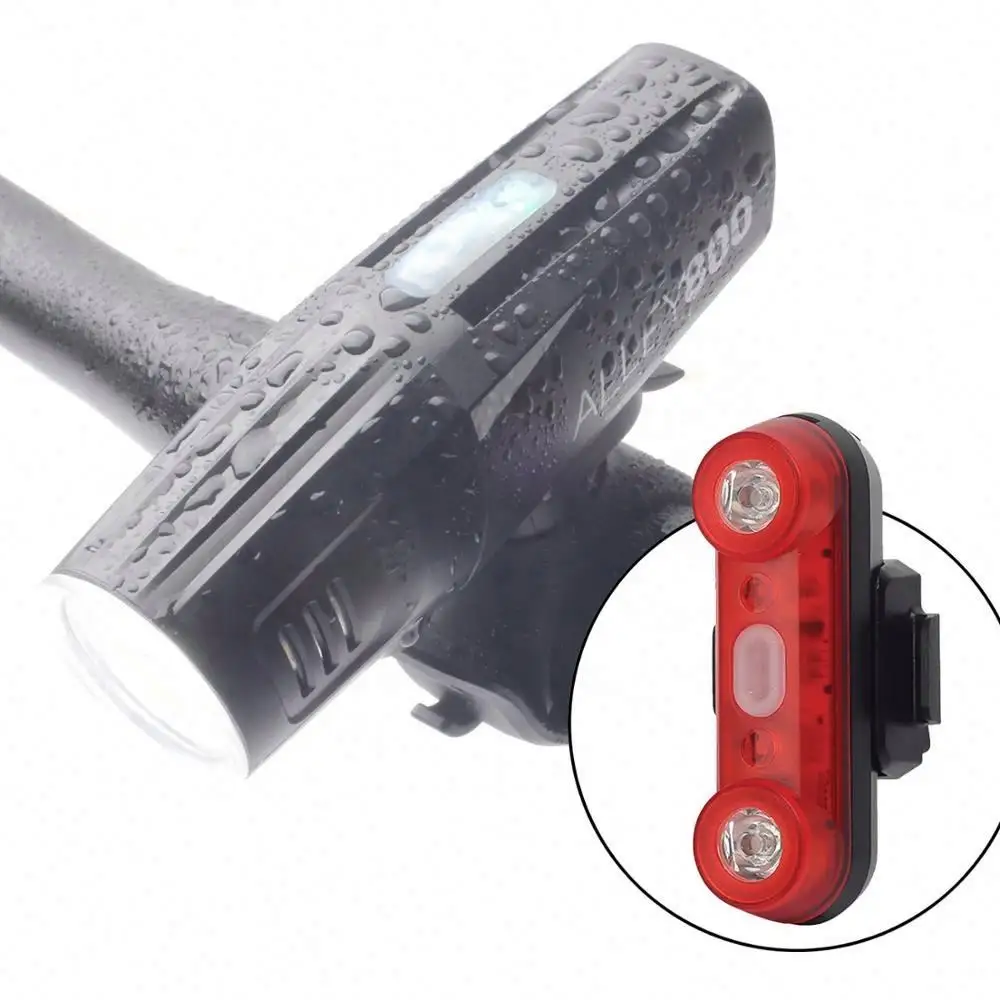 New Arrival 2020 Rechargeable LED Bike Light Set 800 Lumen Front And Back