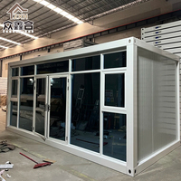 Cabine mobile modulaire de luxe, maison préfabriquée miniature, maison portable en kit, conteneur détachable pour atelier, bureau, maisons conteneurs
