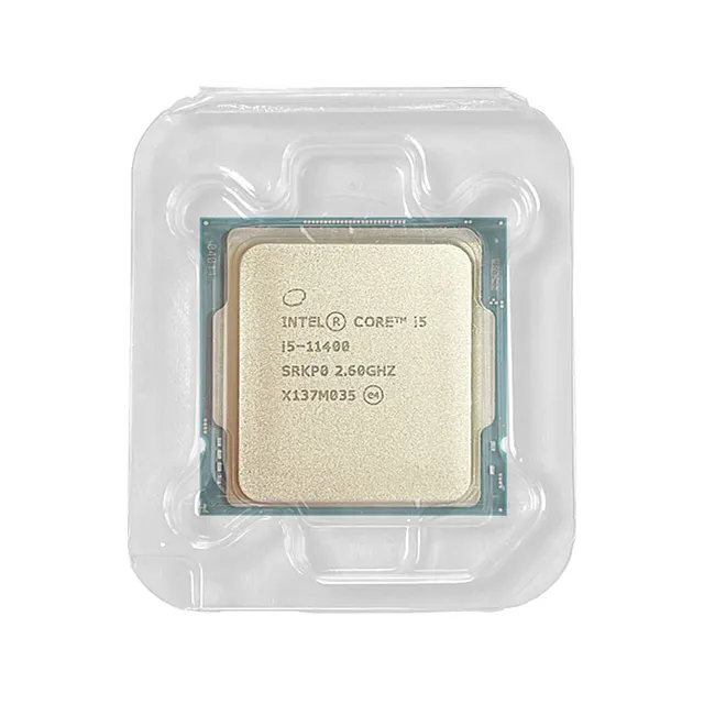 CPU i5-11400 Core baru, Aksesoris Desktop Intel i5 11400 2.6 GHz enam-core dua belas Thread L3 = 12M 65W LGA 1200