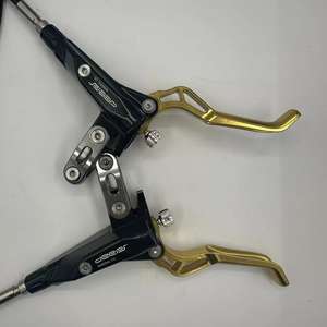 Bicicleta eléctrica de pistón BMX Scooter eléctrico Freno de disco hidráulico doble Pastillas de freno sinterizadas de cuatro pistones Aluminio de alta resistencia - Product Image 3