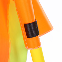 Ensemble de drapeaux d'angle de football portables avec base à pointe à ressort pour l'entraînement sportif de football pour marquer les terrains