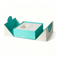 Boîte cadeau rigide à double ouverture personnalisée, forme spéciale, boîte en papier rigide pour l'emballage de produits de soins de santé et de soins de la peau