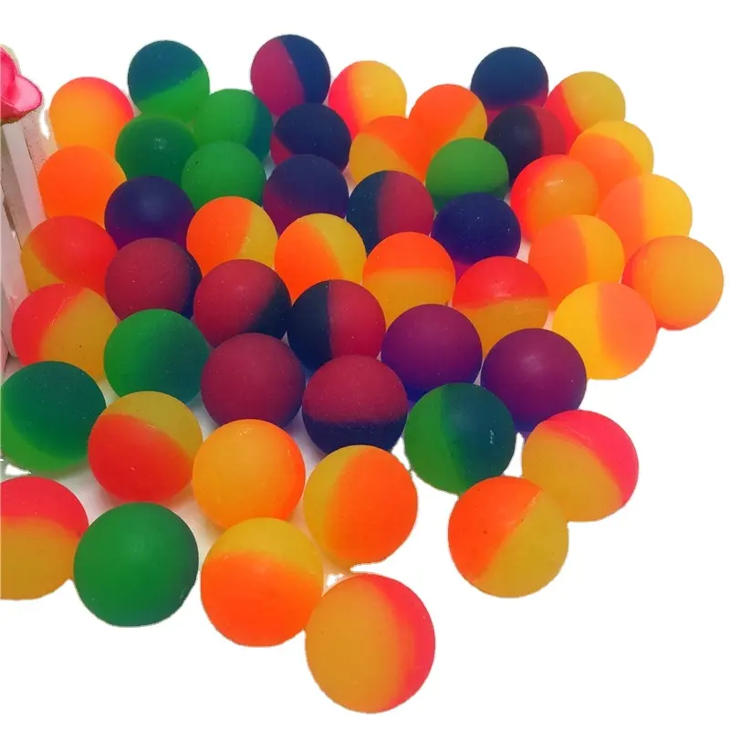 32 мм цветной похлопывающий мяч, плавающий в воде, Детские эластичные резиновые мячи, игрушки для детей