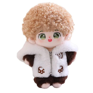 Personalizable suave muñeca Coreana de peluche de juguete estrella figura de peluche de niña con relleno de algodón PP - Product Image 4