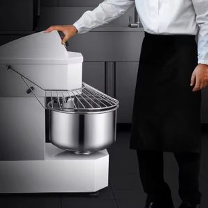 Mélangeur à pâte industriel à axe incliné, capacité 50 kg, 220V/380V/110V, vitesse réglable, contrôle numérique, qualité alimentaire, pour blé et maïs - Product Image 2