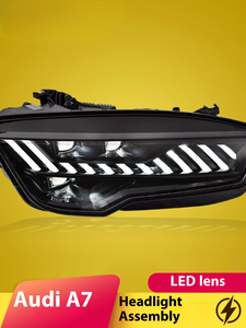 Gruppo obiettivo a LED 12V dedicato per <span class=keywords><strong>Audi</strong></span> A7 11-18 e RS7 nuove luci di marcia diurna 6000k luci di direzione di temperatura a colori Streamer - Product Image 2