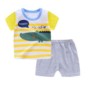 Conjunto de Ropa de Verano para Bebé Niño de 6 a 24 Meses, Pantalones Cortos, Camisa y Mameluco, 2 Piezas - Product Image 3