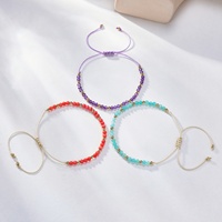 Qualité Garantie Designer Charme Bracelets Améthyste Teint Corail Perlé pour Femmes et Hommes À La Mode Style Cuivre Bijoux En Gros