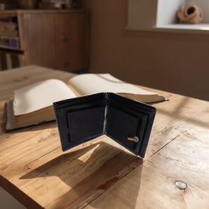 Portefeuille RFID court personnalisé Boshiho pour tours de magie, illusions de scène et de rue, accessoires de gimmick à flamme, carte de magicien à ouverture et fermeture par feu - Product Image 2