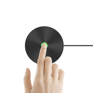 Microphone de conférence USB avec micro à condensateur omnidirectionnel 360 avec touche muette pour ordinateur Zoom Skype réunion d'équipe - Product Image 4