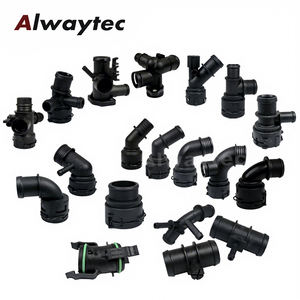 Nouveautés : Connecteur de tuyau de liquide de refroidissement de radiateur, respiration du carter pour VW AUDI SKODA PASSAT 3B3 AWM AWT AWL <span class=keywords><strong>VAICO</strong></span> - Product Image 1