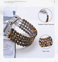 Correa de Reloj con Cuentas, Correa Elástica de Joyería, Brazalete para Mujer para Apple Iwatch Series 38/40/41/42/44/45/46/49mm
