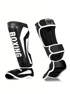 <span class=keywords><strong>Protège</strong></span>-tibias de <span class=keywords><strong>boxe</strong></span> thaïlandaise en cuir durable avec logo personnalisé, <span class=keywords><strong>protège</strong></span>-tibias de kickboxing - Product Image 6