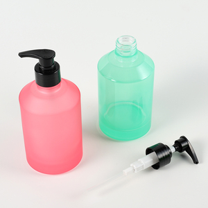 Bouteilles de gel lavant pour les mains en verre personnalisées de 350 ml, 500 ml, 700 ml, avec pompe, emballage vide, bouteilles de luxe pour shampooing et revitalisant - Product Image 2