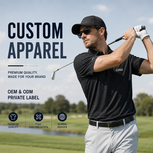 Polo de golf pour homme personnalisé de qualité supérieure, performance optimale, évacuation de l'humidité, marque privée, logo personnalisé, vêtements d'entreprise - Product Image 1