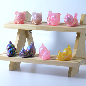 Offres Spéciales poli rose Aura chat Quartz cristal sculpture sculpté à la main pour artisanat décoratif et cadeaux avec mascotte en pierre - Product Image 3
