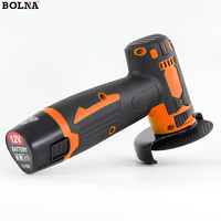 Meuleuse d'angle sans fil professionnelle sans balais avec gâchette, en acier inoxydable, pour bricolage industriel, alimentée par batterie Li-ion, outil de découpe 75 mm