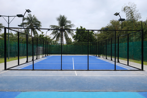 Pista de Pádel con Pilar de Vidrio para Torneos WPT, Centro de Pádel Phuoc Thinh, Pista Super Panorámica, Distribuidor Global de Pádel - Product Image 4