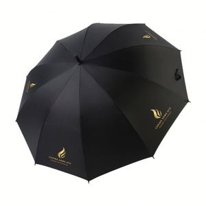 Custom Logo Coloured Cheap <b>Large</b> Golf <b>Umbrella</b> Wholesale Whole Print with Plastic Handle for Outdoor - Product Image 1