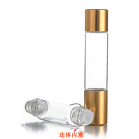 Flacons vides de tube de testeur de parfum de type à sertir de 7ml 10ml Snap on Small Mini Vaporisateur de parfum en verre avec fonction Roll Ball 2/1