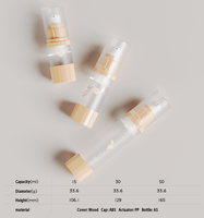Flacon pompe airless en aluminium anodisé FTI, emballage cosmétique en verre dépoli 15ml 30ml 50ml 80ml 100ml – Offre Spéciale