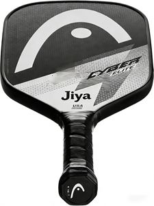 Paleta de Pickleball Jiya Cyber Elite, Superficie de Fibra de Vidrio, Color Negro/Blanco, Peso 230g, para Niveles Principiantes a Intermedios - Product Image 6