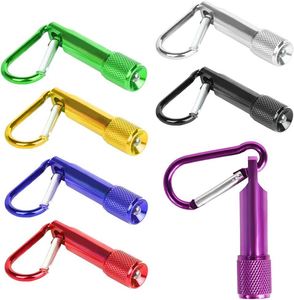 Portable Mini LED Daylight Zoom <b>Flashlight</b> Keychain Carabiner Camping Outdoor ABS Aluminum Custom Logo IP54 <b>Rechargeable</b> Battery - Product Image 1