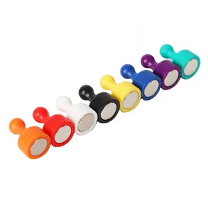 Colorful Strong Magnetic Pin Magnets Office Classroom Magnets Perfect to use as Kitchen Home and School Map Whiteboard Magnets