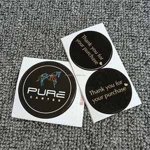 Hình dạng tùy chỉnh bền tự dính nhãn giấy với chết cắt in logo in ấn cho bao bì chai - Product Image 6