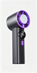 Ventilador de Mano Recargable USB, Duradero, con Enfriamiento por Semiconductor, Mini Ventilador Portátil para Viajes al Aire Libre - Product Image 4