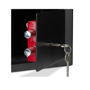 Đơn giản đôi bắt vít an ninh thép nhỏ nhỏ an toàn hộp cơ khí nhà an toàn với các phím cửa hàng có giá trị - Product Image 4