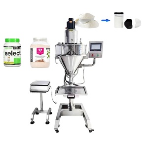 Semi Automatic Powder Filling <b>Machine</b> - High Accuracy Manual Table Top Mini Milk <b>Coffee</b> Auger Filler 200g - Product Image 1