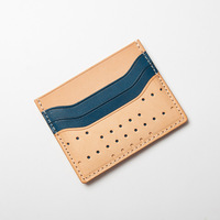 Dompet Mini Kulit PU Vintage Desainer Mewah, Tempat Kartu, Kantong Kunci & Dompet Lipat untuk Pria & Wanita, untuk Kartu Kredit, Tanpa Penutup