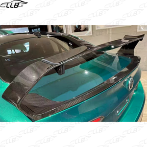 Alerón trasero de fibra de carbono ajustable con tres secciones para Alfa Romeo Giulia estilo <span class=keywords><strong>GTAM</strong></span> con alerón trasero de fibra de carbono ajustable - Product Image 5