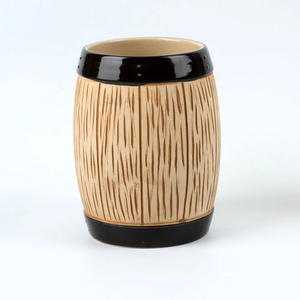 Tazza in Ceramica Personalizzata Senza Manico per Birra con Logo Personalizzato - Product Image 5