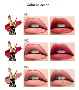 Teinte durable anti-taches directe d'usine Sexy rouge à lèvres rouge à lèvres doublure mate rouge à lèvres à Double tête pour le maquillage des femmes - Product Image 4