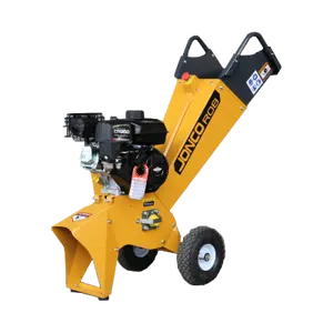 Compact Drum Wood Chipper Shredder 2 Inch Petrol Powered Fruit Branches Selling Distributor